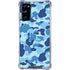 Light Blue Street Camo Galaxy S20 FE Clear Case